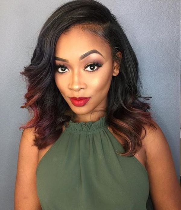 40+ Gorgeous Sew-In Hairstyles for Cute Girls - NiceStyles