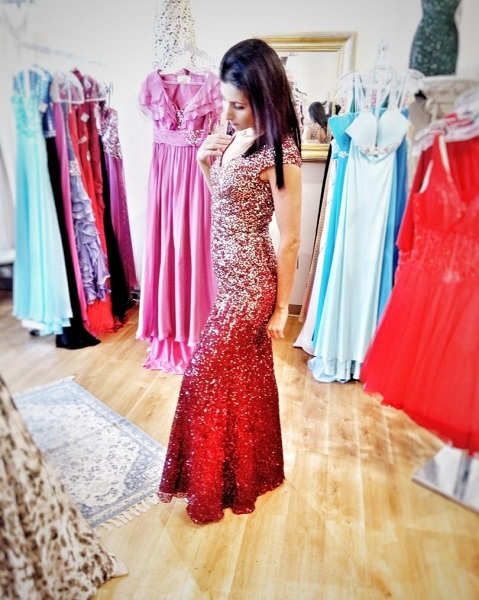 Bold Red Fashion Statement