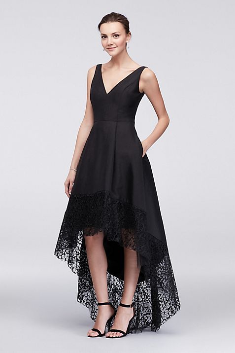 Deep V Neck Ball Gown Skirt