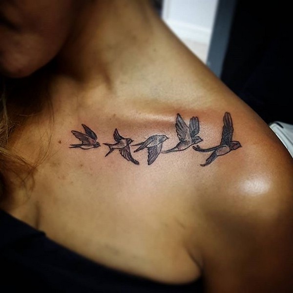 75+ Unique Collar Bone Tattoos – NiceStyles