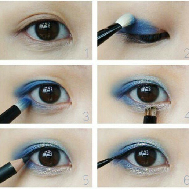 Adorable Blue Eye Makeup