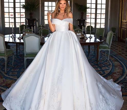 Off the Shoulder Fairy Tale Wedding Dress