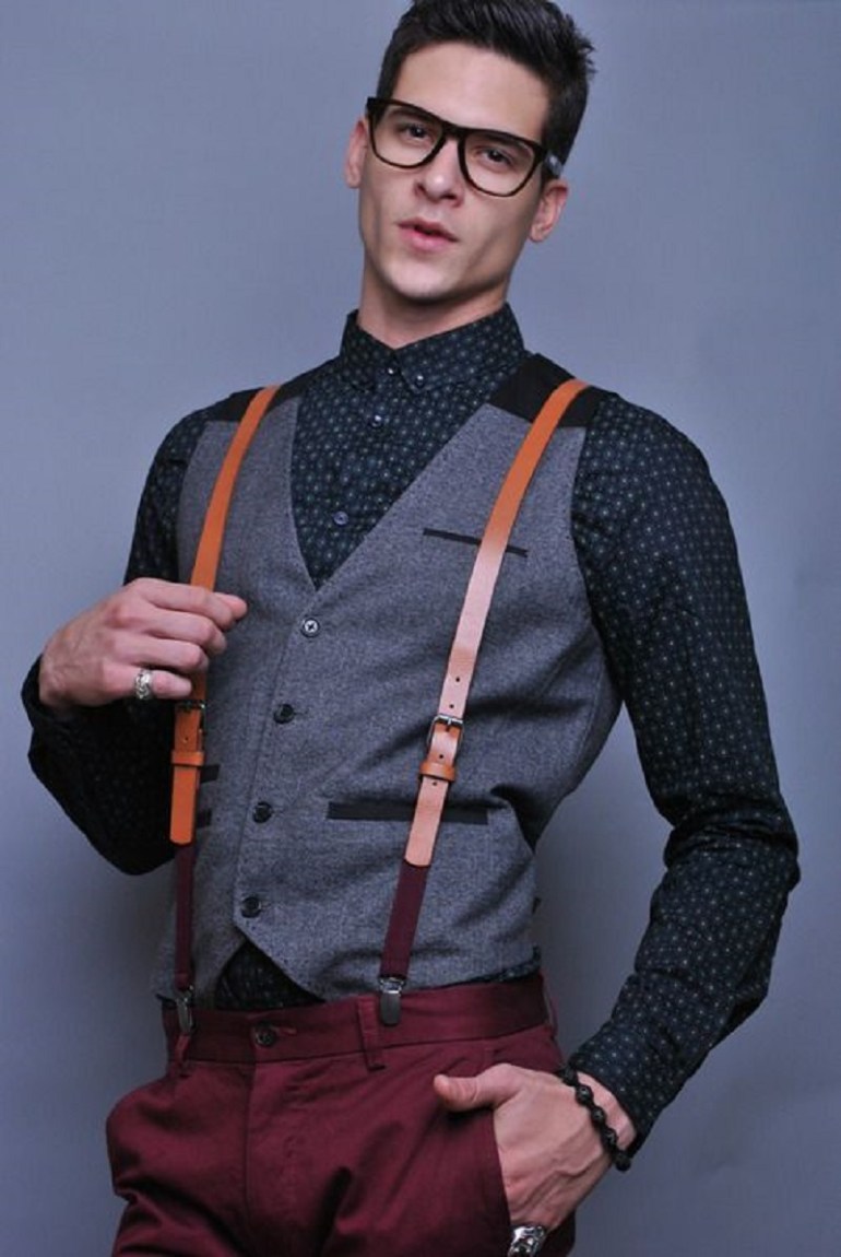 Mens Outfits With Vintage Style Suspenders Nicestyles