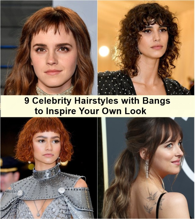 9 celebrity hairstyles with bangs to inspire your own look