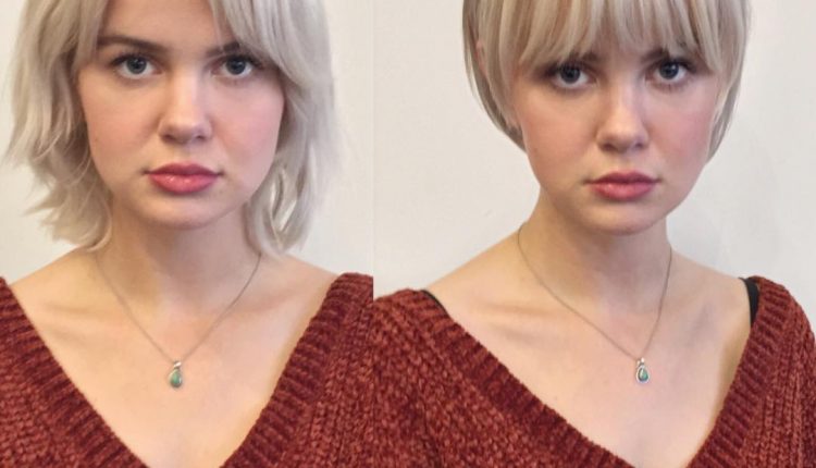 Long To Short Hairstyles Before and After, Women Short Haircut Ideas