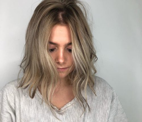 Beige Blonde on Short Hair