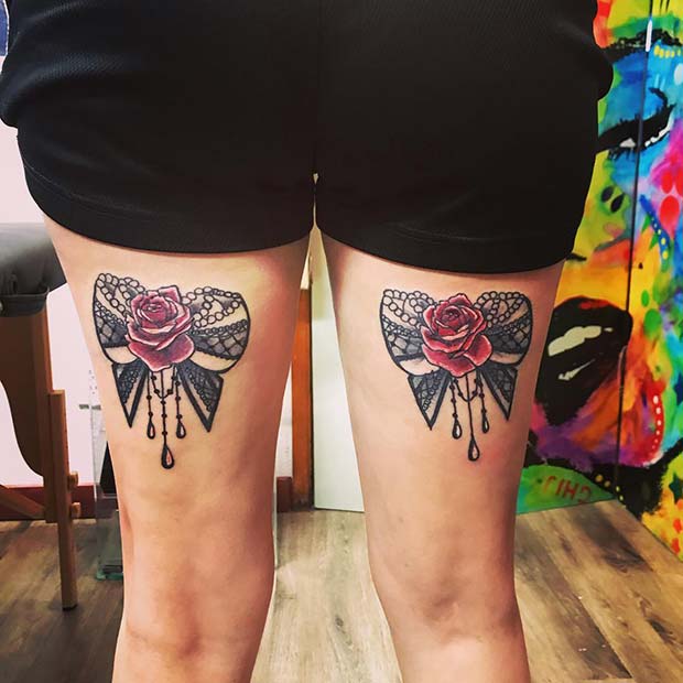 10 Back of Thigh Tattoo Ideas for Women - NiceStyles