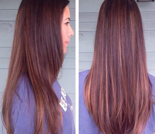Mahogany Ombre Hair