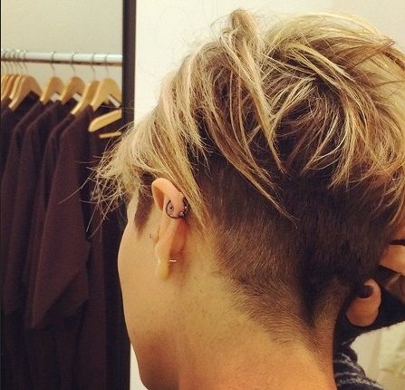 Chic Short Haircuts Back View - Short Hairstyles Undercut