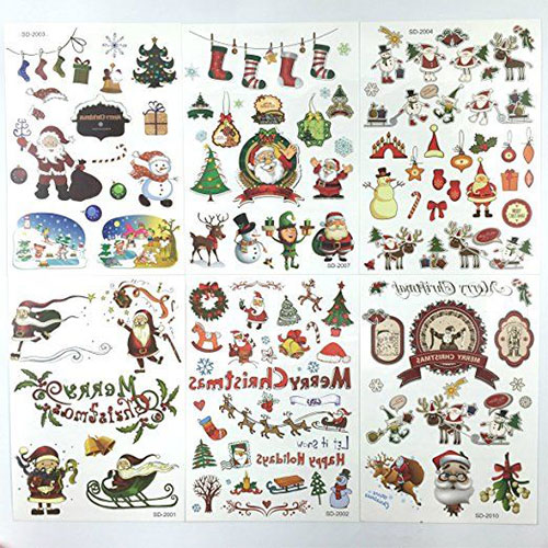 Holiday Temporary Tattoos for Kids