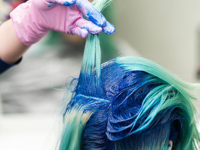 How to Color Over Blue Hair - 4 Simple Steps